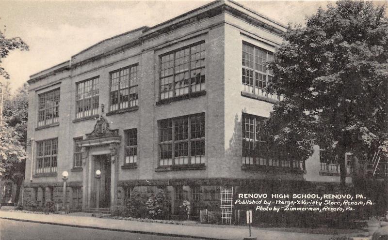 Renovo Pennsylvania~High School~Clinton County by Lock Haven~Hargers Store Pc