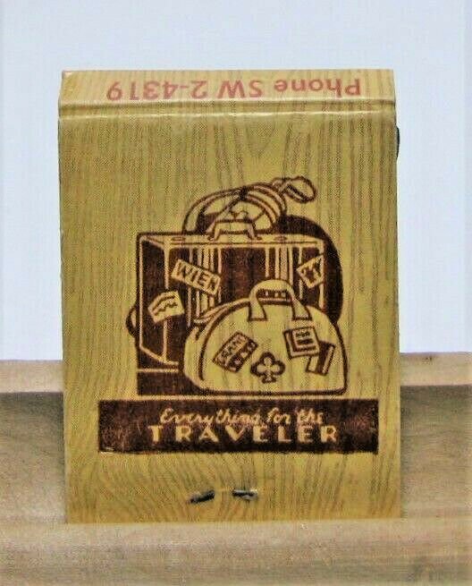 Jayhawker Motel Great Bend Kansas Vintage Matchbook Cover 