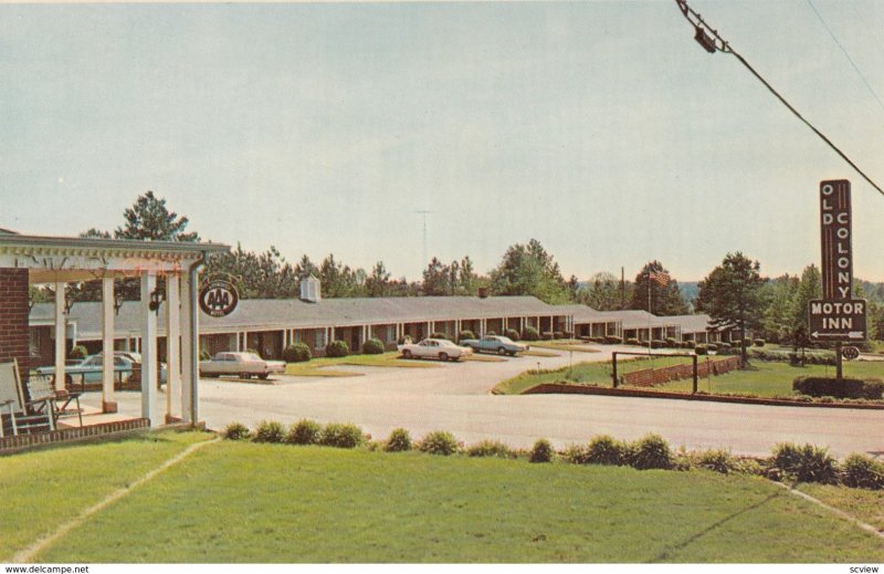 ATHENS, Georgia, 1940-60s; Old Colony Motor Inn, South on U.S. 441, 129