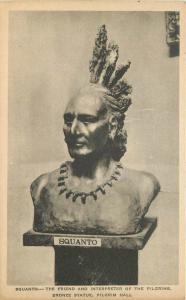 Albertype 1920s Native American Indian Plymouth Massachusetts Burbank 5855