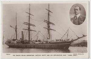 Shipping; Exploration Ship Terra Nova, Captain Scott Inset RP PPC, By Rotary