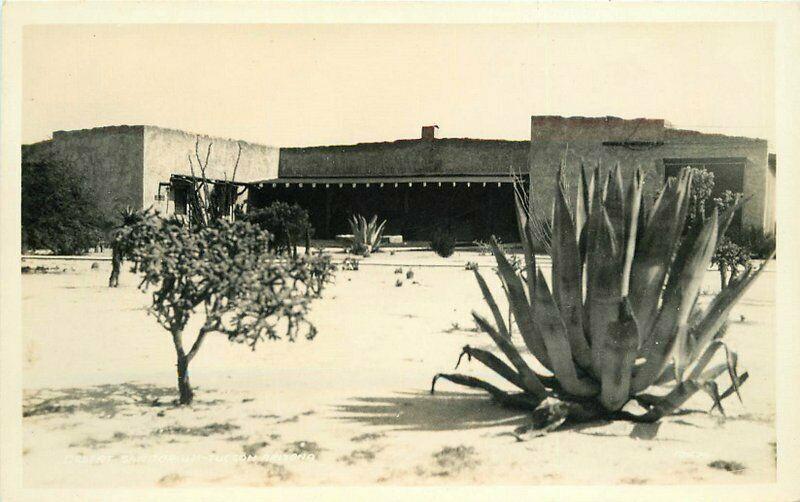 Desert Sanitarium Tucson Arizona 1920s RPPC Photo Postcard 4804