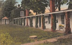VA, Virginia  MONTICELLO Old Servants Quarters~Shop~Honeymoon Lodge HAND COLORED