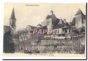 Varennes sur Allier Old Postcard Old Varennes and & # 39Eglise
