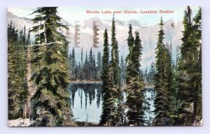 Marion Lake Selkirk Range British Columbia Canada BC 1913 DB Postcard H16