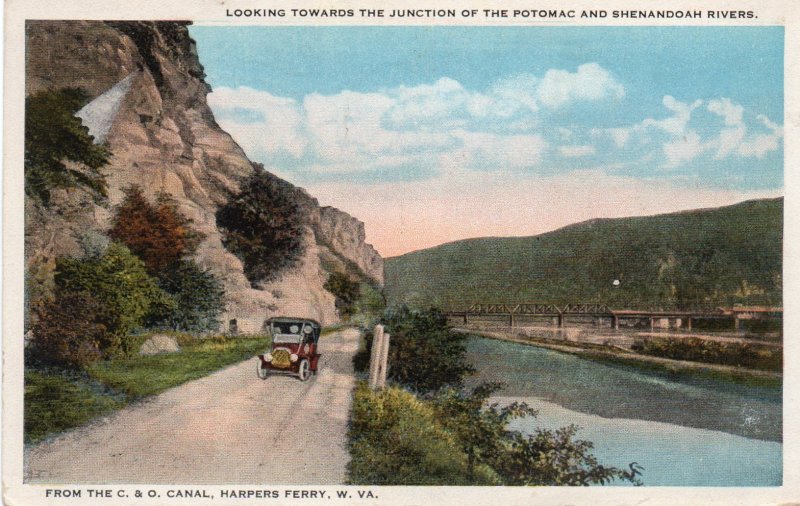 13551 Chesapeake & Ohio Canal at Harpers Ferry, West Virginia 1922