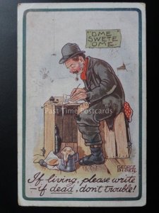 George Piper: Letter Theme IF LIVING PLEASE WRITE - IF DEAD DON'T TROUBLE! c1919
