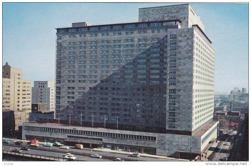 Exterior,  The New Queen Elizabeth Hotel,  Montreal,  P.Q.,  Canada,   PU_1951