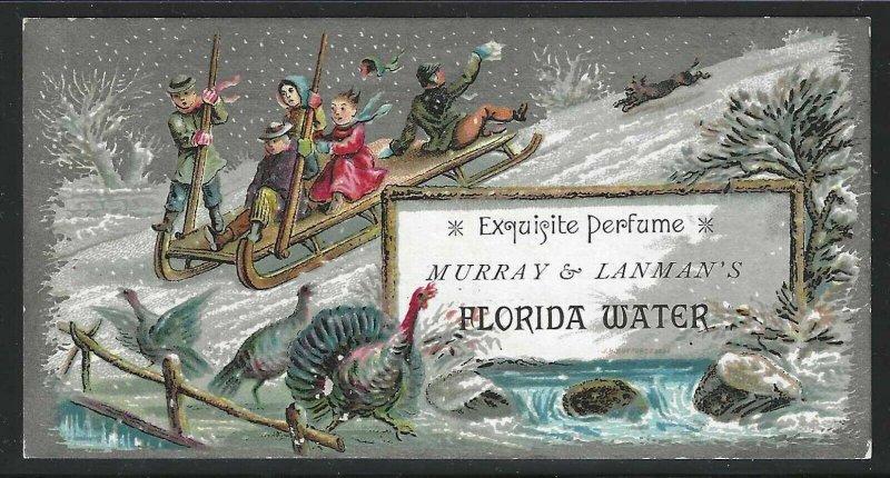 Murray & Lanman's Florida Water, Exquisite Perfume, 19th Century Trade Card