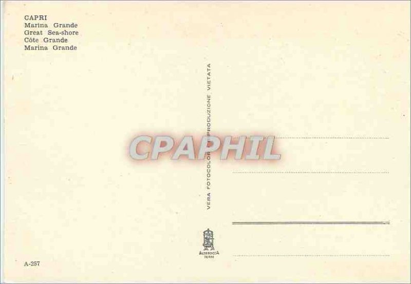 Modern Postcard Capri Riviera Grande