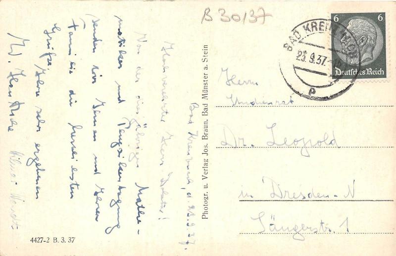B30137 Bad Munster a Stein Rheingrafenstein germany