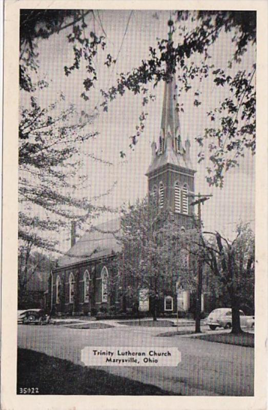 Ohio Marysville Trinity Lutheran Church 1957