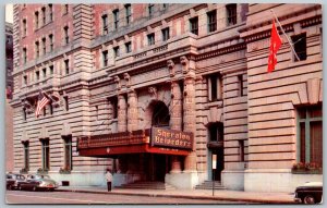 Baltimore Maryland 1950s Postcard The Sheraton Belvedere Hotel