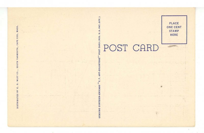 MA - Cape Cod, Hyannis. US Post Office & Town Office ca 1940