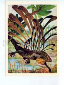 253188 RUSSIA Chevereva Dinosaurs Longisquama postcard 
