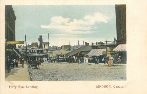 Postcard C-1905 Canada Windsor Ferry Boat Landing undivided CD24-549