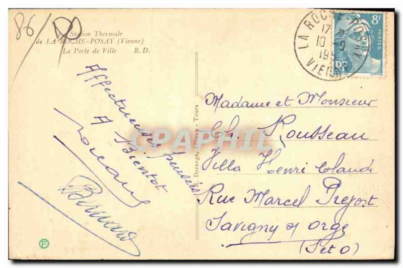 Old Postcard Spa, Roche Posay Vienna City gate