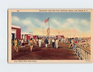 Postcard Boardwalk, Jacob Riis Park, Rockaway Beach, Long Island, Queens, N. Y.