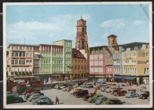 Post Card Stuttgart Germany  Marktplatz