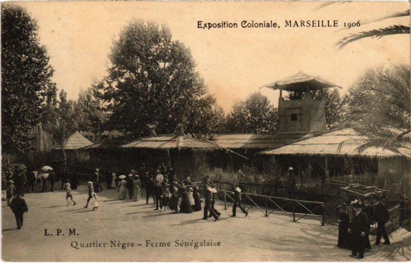 CPA MARSEILLE Exposition Coloniale - Ferme Senegalaise (1293984) 