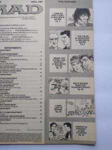 MAD Magazine April 1987 # 270 Bruce Springsteen Color Of Money Perfect Strangers