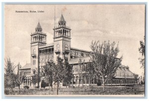 Boise Idaho ID Postcard Natatorium Exterior View Building 1908 Vintage Antique