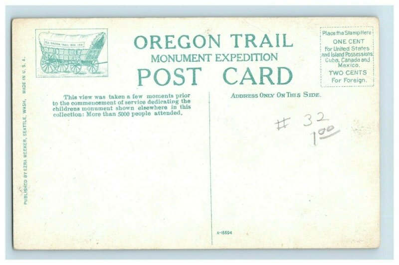 C 1910 At Boise, Wagon Oregon Trail Idaho Postcard F98 