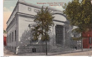 HAGERSTOWN, Maryland, 1900-10s; Washington County Free Library