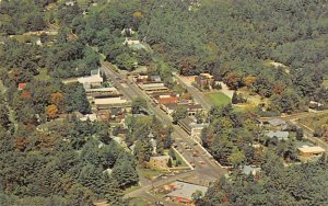 Highlands North Carolina aerial view of the town vintage pc DD7412