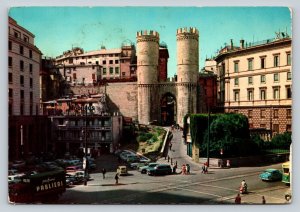 House Of Christopher Columbus & Soprano Gate Towers 4x6 Vintage Postcard 0383