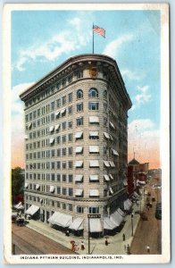 c1910s Indianapolis Indiana Pythian Building Fraternity Masonic Streetcar A273