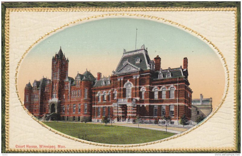 Court House, Winnipeg, Manitoba, Canada, 1900-1910s