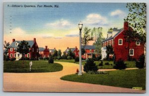 WW2 US Army  Fort Meade, Maryland  - Postcard