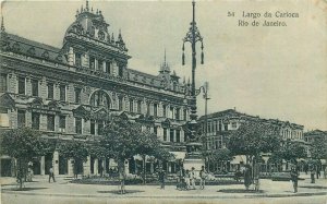 Brazil Rio de Janeiro 1912 Largo da Carioca post card