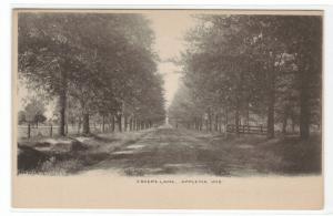 Lovers Lane Appleton Wisconsin 1907c Albertype postcard