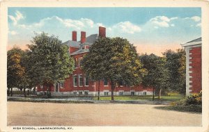 G8/ Lawrenceburg Kentucky Postcard c1910 High School Building