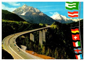 Postcard Austria - European Bridge near Sch�nberg