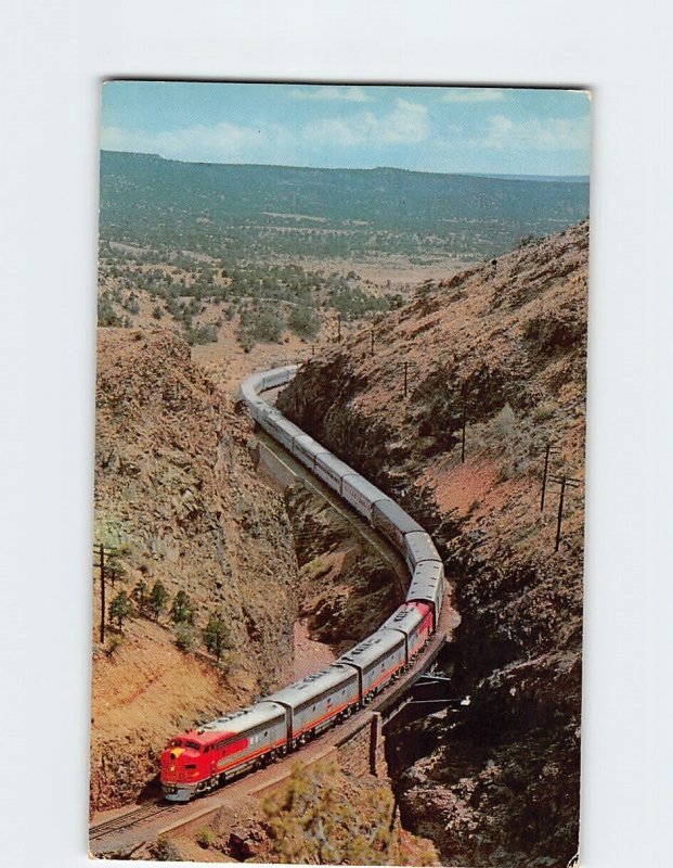 Postcard Gliding Through Apache Canyon, New Mexico