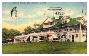 Vintage Augusta Country Club, Golf, Augusta, GA Postcard