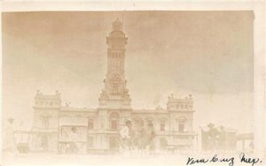 RPPC Light House & Custom House, Vera Cruz, Mexico ca 1910s Vintage Postcard