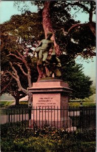 Stanford Axe Football Trophy Monument Vintage Postcard Edward H. Mitchell c1915
