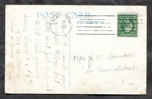 h2658 - MILLTOWN NB 1910s Cotton Mill. Factory. Mailed from US. Booklet Stamp