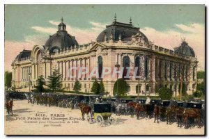 Old Postcard Paris Petit Palais on the Champs Elysees