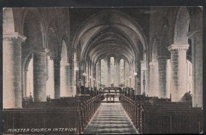 Kent Postcard - Minster Church Interior   RS4465