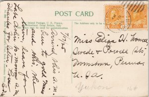 Dawson City YT Townsend Garden and Green House Florist c1925 Yukon Postcard E79