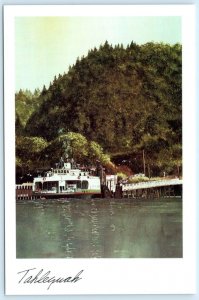 TAHLEQUAH, Vashon Island WA ~ Alex Young FERRY BOAT LANDING 1991~ 4x6 Postcard
