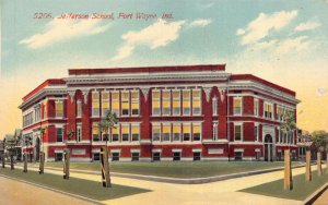 Postcard Jefferson School in Fort Wayne, Indiana~130572