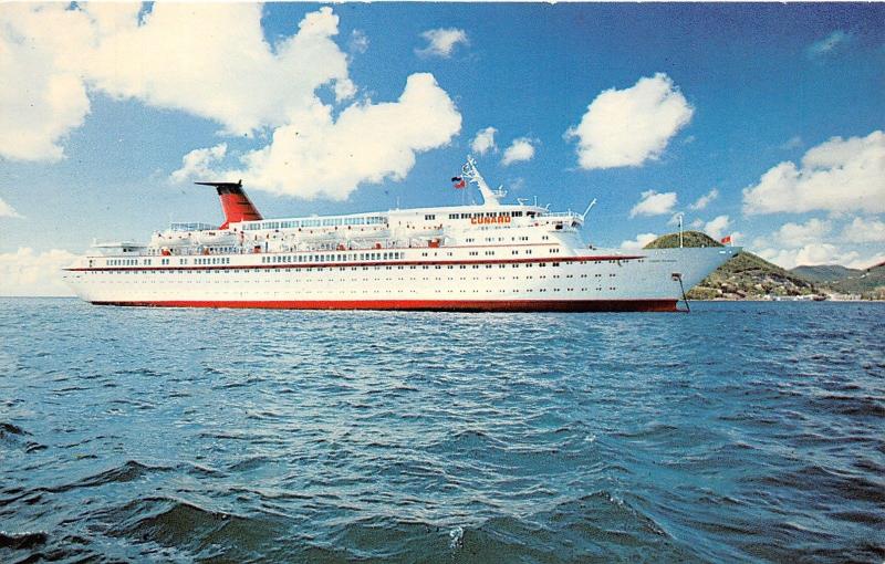 Bahamas~Cunard Line Limited M V Cunard Princess Cruise Ship~Built 1977