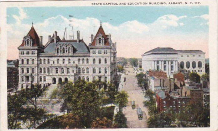 New York Albany State Capitol and Education Building 1923