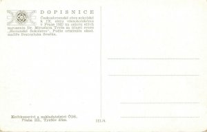 PC SOKOL MOVEMENT, IX SLET VSESOKOLSKY PRAHA 1932, Vintage Postcard (b28268)